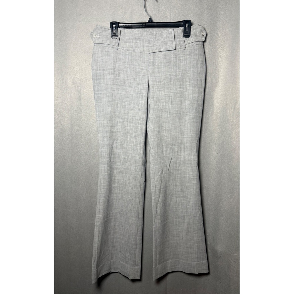 Body by Victoria Christie Fit Gray Wide Leg Dress Pants Womens 6 Tall Workwear